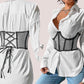MAEVE Corset - Under bust Corset  | corset sewing pattern | zigzag back thread tie , Bustier top, women Top digital sewing Pattern PDF