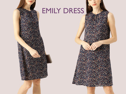 EMILY Dress - Trapeze dress sewing | Women dress pattern| Short dress| one piece dress | summer dress pattern| Top Flair Dress Pattern PDF