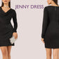 JENNY Dress - cowl neckline dress| Long Sleeve dress| Women dress pattern| Short dress| one piece dress | Birthday dress| Girl baby Top