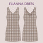 ELIANNA Dress- halter dress | Sleeveless | Women summer dress sewing pattern | short dress sewing pattern | PDF V shape neck and backline.